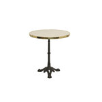 Bistrot Emaillé Round Pedestal Table