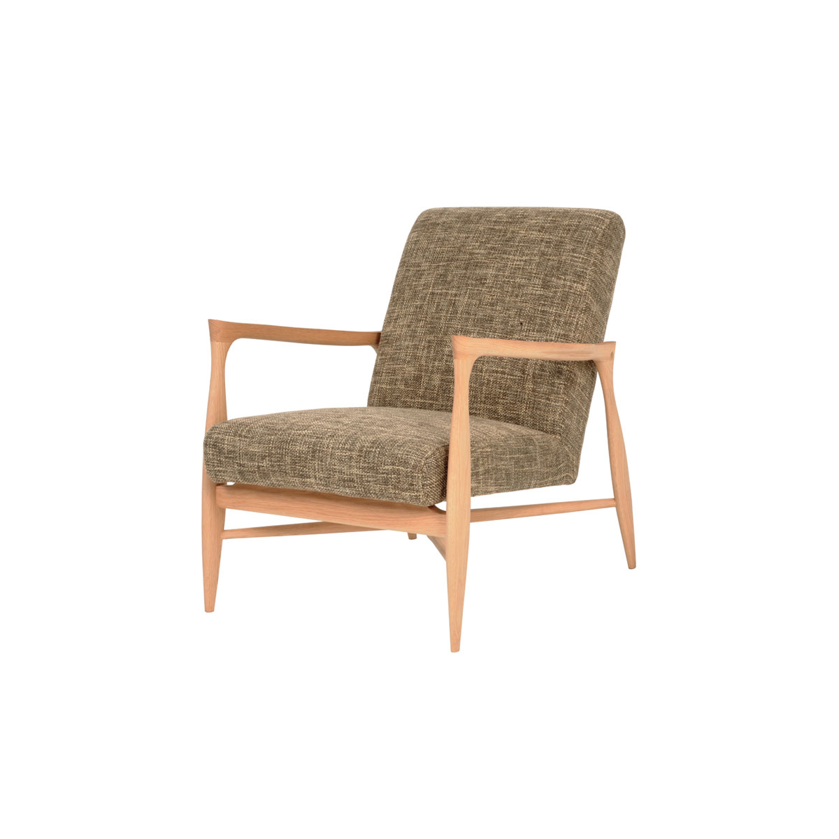 Fauteuil Floating Beige Chiné Foncé