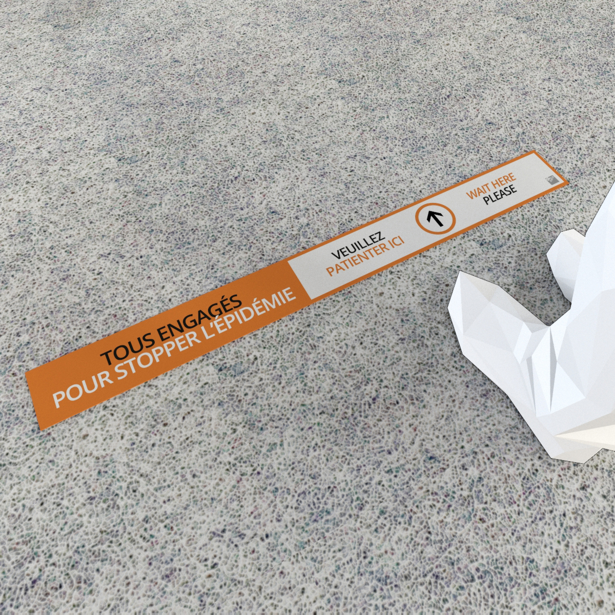 Bande de marquage au sol