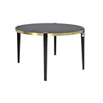 Tip Toe Noir Laiton 120 Table